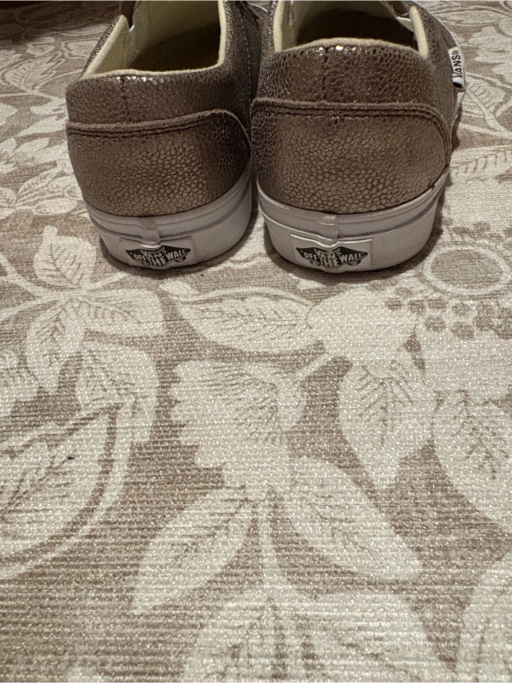 Vans Metallic Bronze Slip-On Sneakers - Picture 5 of 5